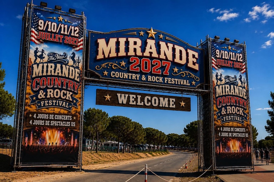 Entrée du Mirande Country & Rock Festival